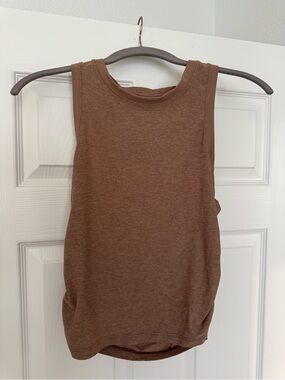 Beyond Yoga Women's Tank Top in Rosey Taupe Heather